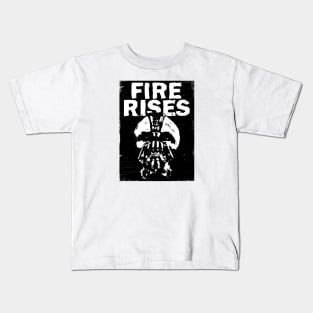 Fire Rises Horror Mask Kids T-Shirt